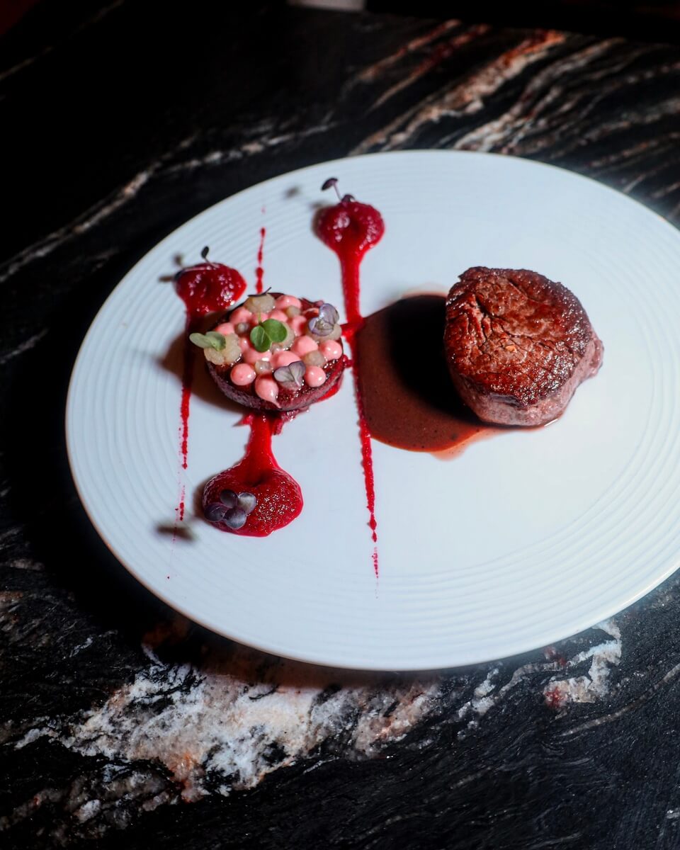 plat gastronomique réalisé durant un cours de cuisine à Montpellier