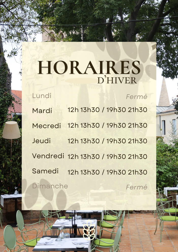 horaires